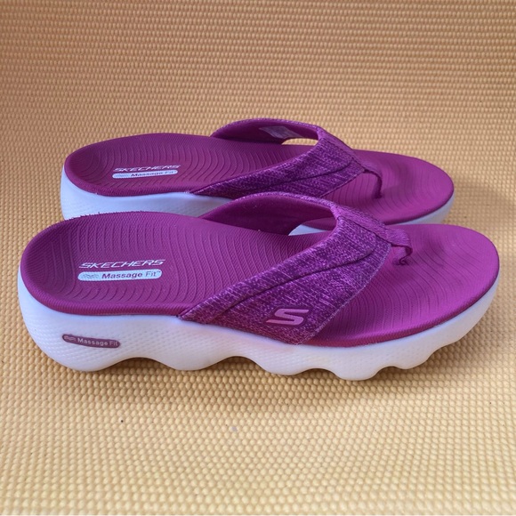 Skechers Shoes - Skechers Go Walk Massage Fit Sandals Fuchsia size 8